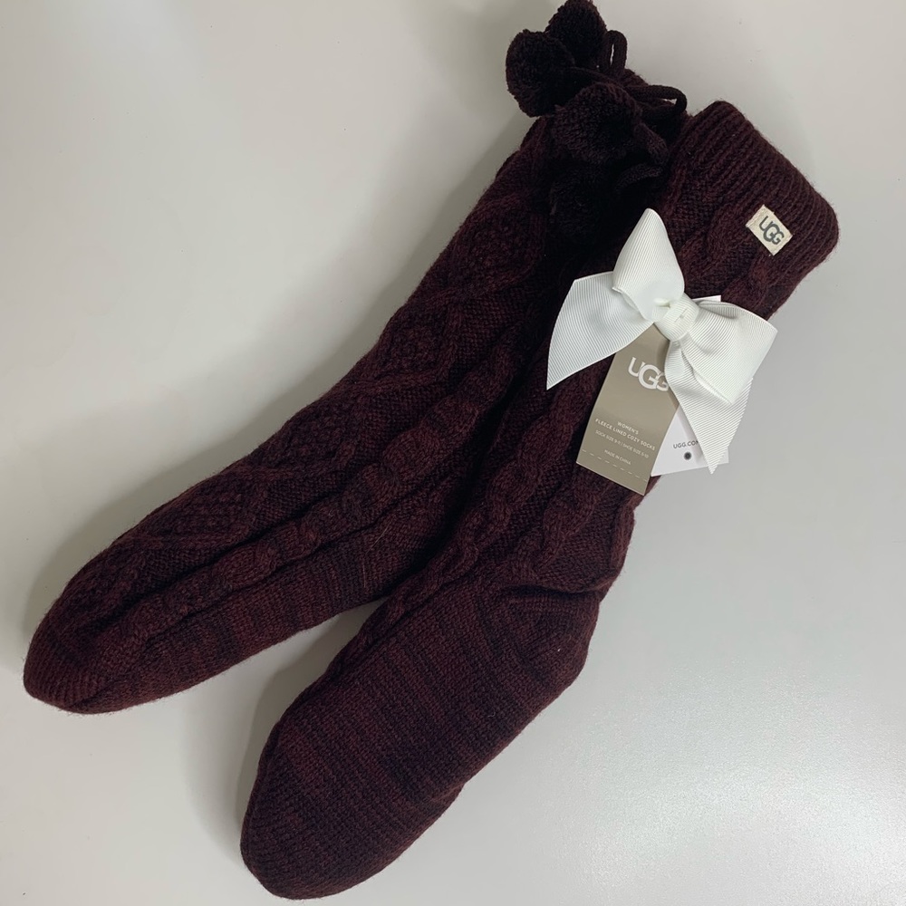 Ugg fleece lined cozy sock